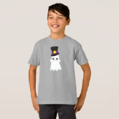 Halloween, Ghost, Hat, Trick oder Treat, Boo T-Shirt (Vorne ganz)