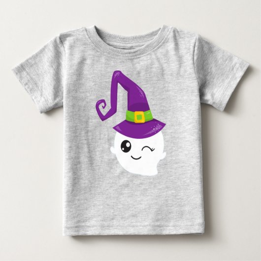 Halloween, Ghost, Hexenhut, Trick oder Treat, Boo Baby T-shirt (Vorderseite)