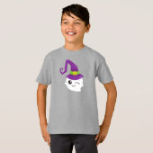 Halloween, Ghost, Hexenhut, Trick oder Treat, Boo T-Shirt (Vorne ganz)