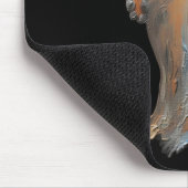 Halloween Ghost Holding Candle Spooky Mousepad (Ecke)