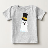 Halloween, Ghost, Hut, Boo, Trick oder Trete Baby T-shirt (Vorderseite)