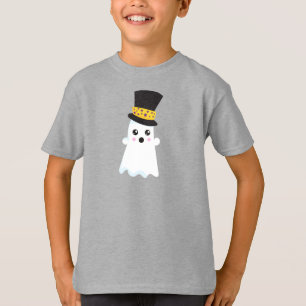 Halloween, Ghost, Hut, Boo, Trick oder Trete T-Shirt