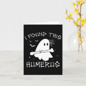 Halloween Ghost I fand Humerus Funny Costume Men Karte (Gelbe Blume)