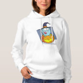 Halloween Ghost in Pumpkin Spooky Hexe Hoodie (Vorderseite)