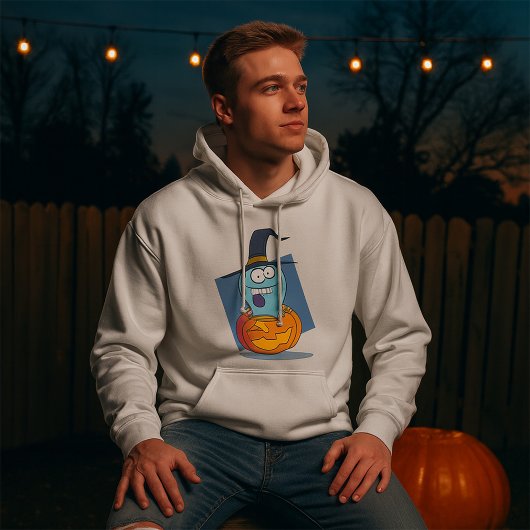 Halloween Ghost in Pumpkin Spooky Hexe Hoodie