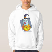 Halloween Ghost in Pumpkin Spooky Hexe Hoodie (Vorderseite)