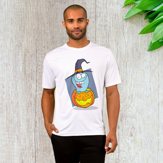 Halloween Ghost in Pumpkin Spooky Hexe T-Shirt