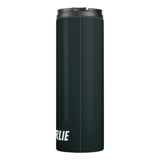 Halloween Ghost individuelle Name tumbler Thermosbecher (Rückseite)