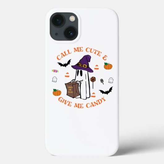 Halloween Ghost iPhone 13 Fall Case-Mate iPhone Hülle (Rückseite)