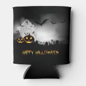 Halloween Ghost Jack-o-Laternen und Fledermäuse Dosenkühler (Vorderseite)