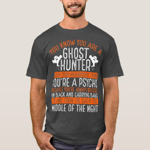 Halloween Ghost Jagd Camerca Funny Ghost Hunter T-Shirt