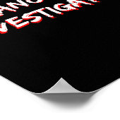 Halloween Ghost Jagdparanormaler Ermittler Poster (Ecke)