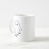 Halloween Ghost-Kaffee-Tasse 11oz Fixdesign Kaffeetasse (Vorderseite Links)