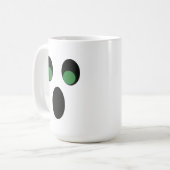 Halloween Ghost-Kaffee-Tasse 15 oz Kaffeetasse (Vorderseite Links)