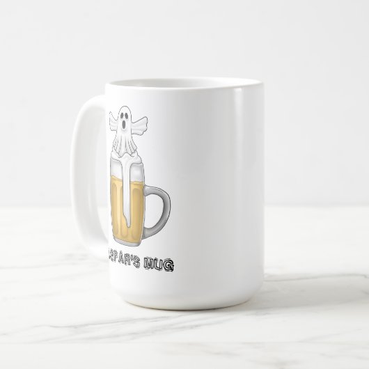 Halloween Ghost Kaffeetasse (Vorderseite Links)