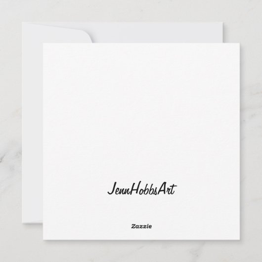 Halloween-Ghost-Karte Feiertagskarte (Rückseite)