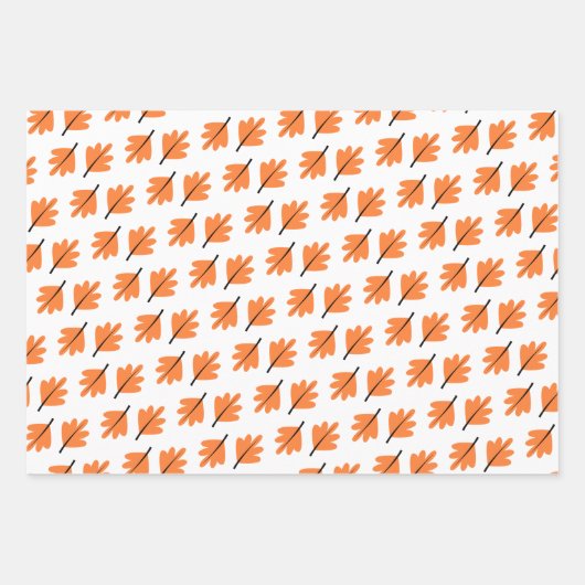 Halloween Ghost, Katze, Spooker Fall Geschenkpapier Set (Vorderseite 2)