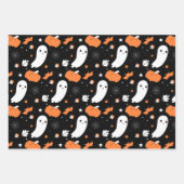 Halloween Ghost, Katze, Spooker Fall Geschenkpapier Set (Vorderseite)