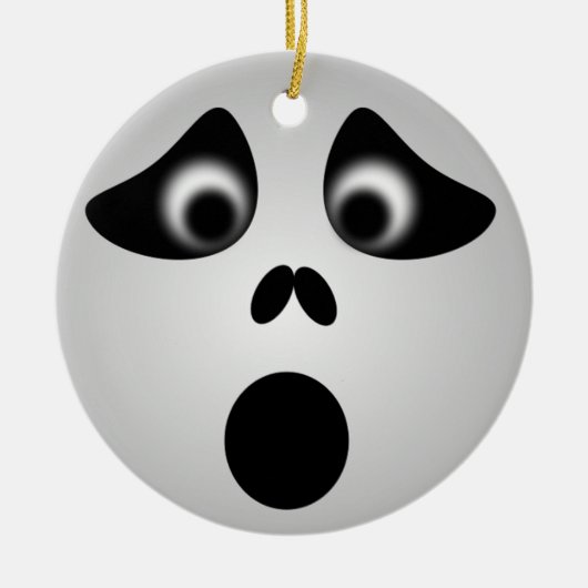 HALLOWEEN GHOST KERAMIKORNAMENT (Vorne)