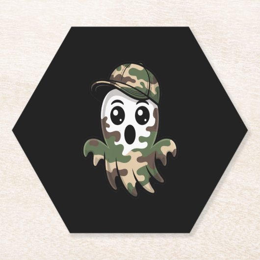 Halloween Ghost Kids Untersetzer (Vorderseite)