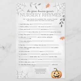 Halloween Ghost Kinderzimmer Rhyme Baby Showspiel