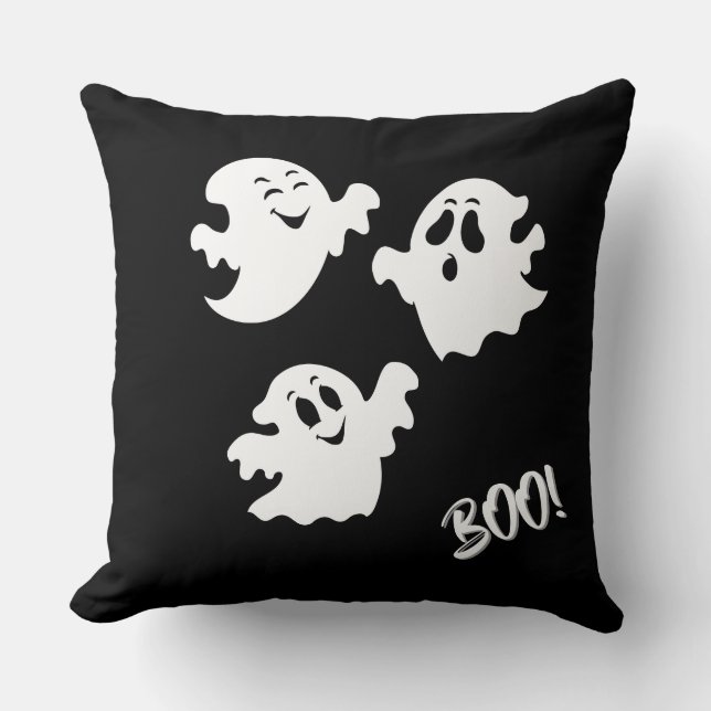 Halloween Ghost Kissen (Vorderseite)