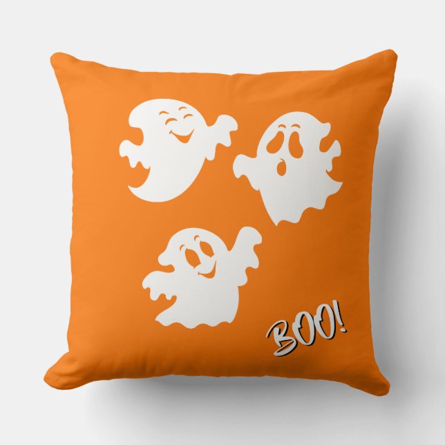 Halloween Ghost Kissen (Vorderseite)