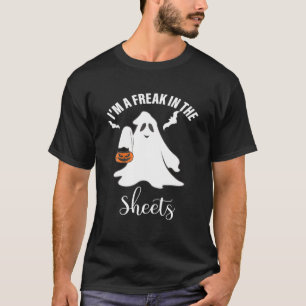 Halloween Ghost-Kostüm bin ich ein Freak in den Be T-Shirt