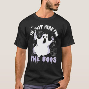 Halloween Ghost-Kostümspinne gerade hier für das B T-Shirt
