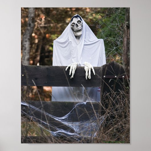 Halloween Ghost - Kunstdrucke Poster (Vorne)