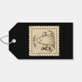 Halloween Ghost Lantern - "Hey Boo" Geschenkanhänger (Rückseite Horizontal)