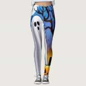 Halloween Ghost Leggings (Vorderseite)