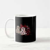 Halloween Ghost Leopard, niedlich Boo Ghost Coquet Kaffeetasse (Links)