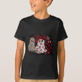 Halloween Ghost Leopard, niedlich Boo Ghost Coquet T-Shirt (Vorderseite)