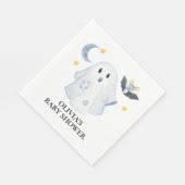 Halloween Ghost Little Boo Baby Dusche Serviette (Ecke)