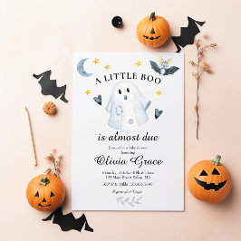 Halloween Ghost Little Boo Baby Shower Einladung