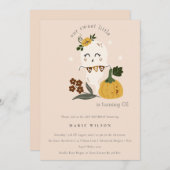 Halloween Ghost Little Boo jedes Alter Geburtstag Dankeskarte (Vorne/Hinten)