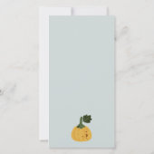 Halloween Ghost Little Boo jedes Alter Geburtstag  Dankeskarte (Rückseite)