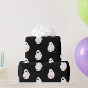 Halloween Ghost, lustiges Halloween, Halloween-Par Geschenkpapier