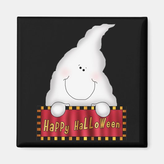 Halloween Ghost Magnet (Vorne)