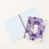 Halloween Ghost mit 40oz Tumbler - Lila Notizblock (Innenseite)