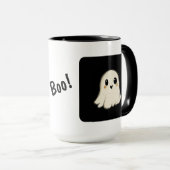Halloween Ghost mit Boo! Tasse (VorderseiteRechts)