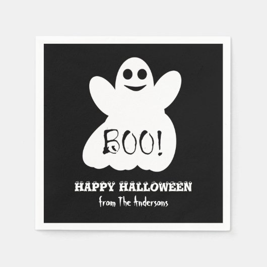 Halloween Ghost Napkins Serviette (Vorderseite)