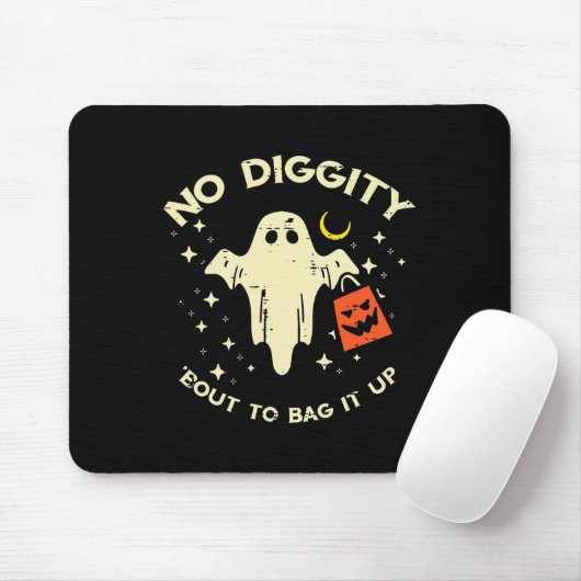 Halloween Ghost No Diggity Costume Jungs Mädchen K Mousepad (Mit Mouse)