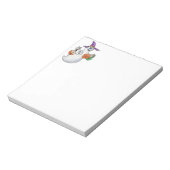 Halloween Ghost Notizblock (Rotiert)