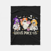 Halloween Ghost Nurse Hocus Ke Us Costume Scrub To Fleecedecke (Vorderseite)