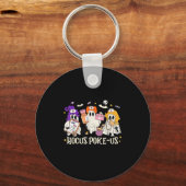 Halloween Ghost Nurse Hocus Ke Us Costume Scrub To Schlüsselanhänger (Vorderseite)