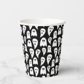 Halloween Ghost Pappbecher (Rückseite)