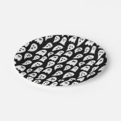 Halloween Ghost Pappteller (Schrägansicht)