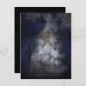 Halloween Ghost-Party Einladung (Vorne/Hinten)